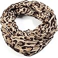 Classic Leopard Print Infinity Fashion Scarves