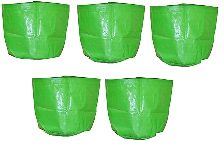 NutriMax Grow Bags 24 x 24 HDPE 200 GSM for Big Size Plants (Pack of 5)