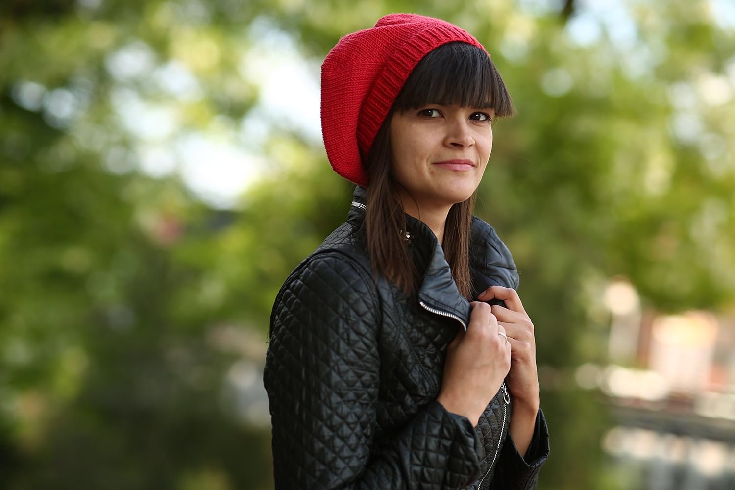 hand knitted beanie hats