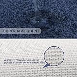 Thick Non-slip Bath Mat 60x90 Navy Ultra Soft Microfiber view 5