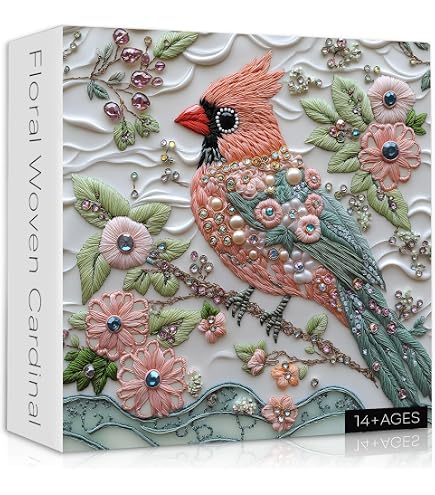 PICKFORU 1000 Teile Puzzle – Schmetterling Mit Juwelen & Blumen, 60,6 X 60,6 Cm, Für Erwachsene & Deko
