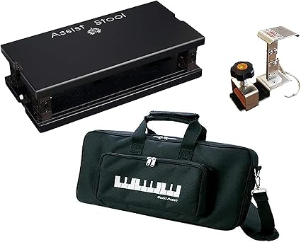 Amazon アシスト4点セット アシストペダル ハイツール Hs Vセット アシストスツール黒 Ass V Bk 専用バッグ 補助ペダル 楽器