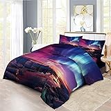 XIICOO Natural Aurora Themed Comfortcer Set Arctic