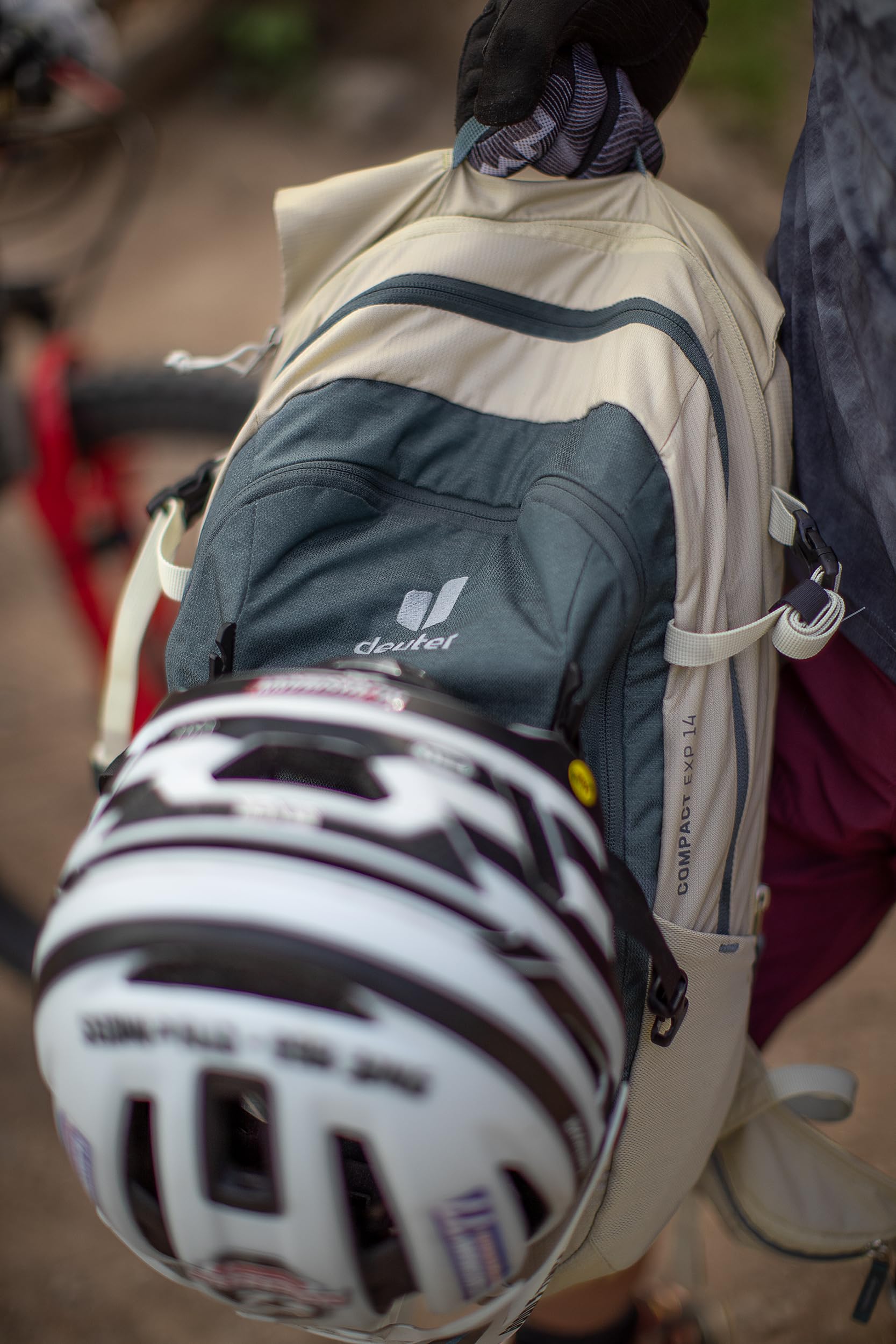 Deuter Compact EXP 14 Biking Backpack with Hydration System - Graphite-Black