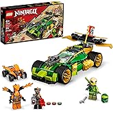 LEGO NINJAGO Lloyd’s Race Car EVO, 71763 Toys for Kids 6 Plus Years Old with Quad Bike, Cobra & Python Snake Figures, Collectible Mission Banner Set