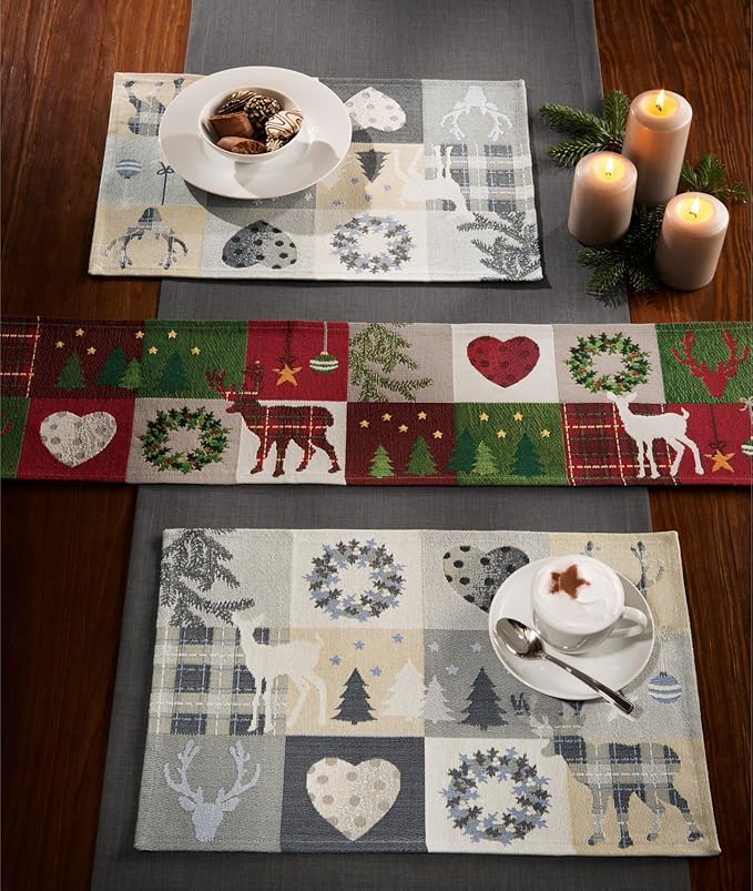 Sander TABLE + HOME Table runner 20x160cm 1 rot Amazon.co.uk Kitchen & Home