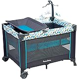 Pamo Babe Deluxe Nursery Center ,Portable Playard with Comfortable Mattress,Changing Table and Toys…