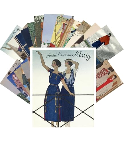 PIXILUV Vintage Postcards (24 Pcs 4\"x6\" Each) Pretty Women Painted...