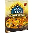 A Taste of Thai Panang Curry Paste - 1.75oz Pack of 6 Ready-to-Use Mix Flavored with Classic Thai Spices | Mild Curry Flavor Perfect for Veggies | Use for Stir-fry Grilling & More | Non-GMO