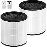 B-D02L Replacement Filter,Compatible with MOOKA B-D02L/M05 Air Purifier,Also fits VEWIOR B-D02U&KOIOS B-D02L Air Purifier,Replacement Filter for MOOKA Air Purifier Replacement Filter B-D02L 2-Pack