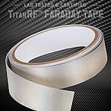 TitanRF Faraday Tape - High-Shielding Conductive Adhesive Tape // Used to Connect TitanRF Fabric Sheets or Seal RF Enclosures