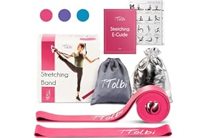 TTOLBI Premium Stretch Bands for Dancers - Flexibility & Ballet Stretching Band, Dance Equipment for Splits & Strength, Ideal Gifts for Ballet, Gymnastics, Cheerleading, Yoga and Pilates Training Stuff