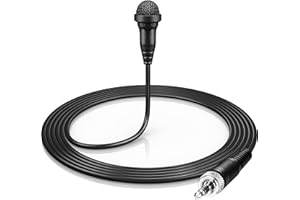 SENNHEISER Professional ME 2 Small Omni-directional Lavalier Microphone For Use With Wireless SK Bodypack Transmitters,Black