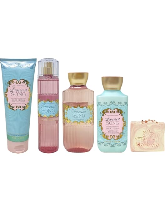 Amazon.com : Bath & Body Works SWEETEST SONG 4-piece Deluxe Gift