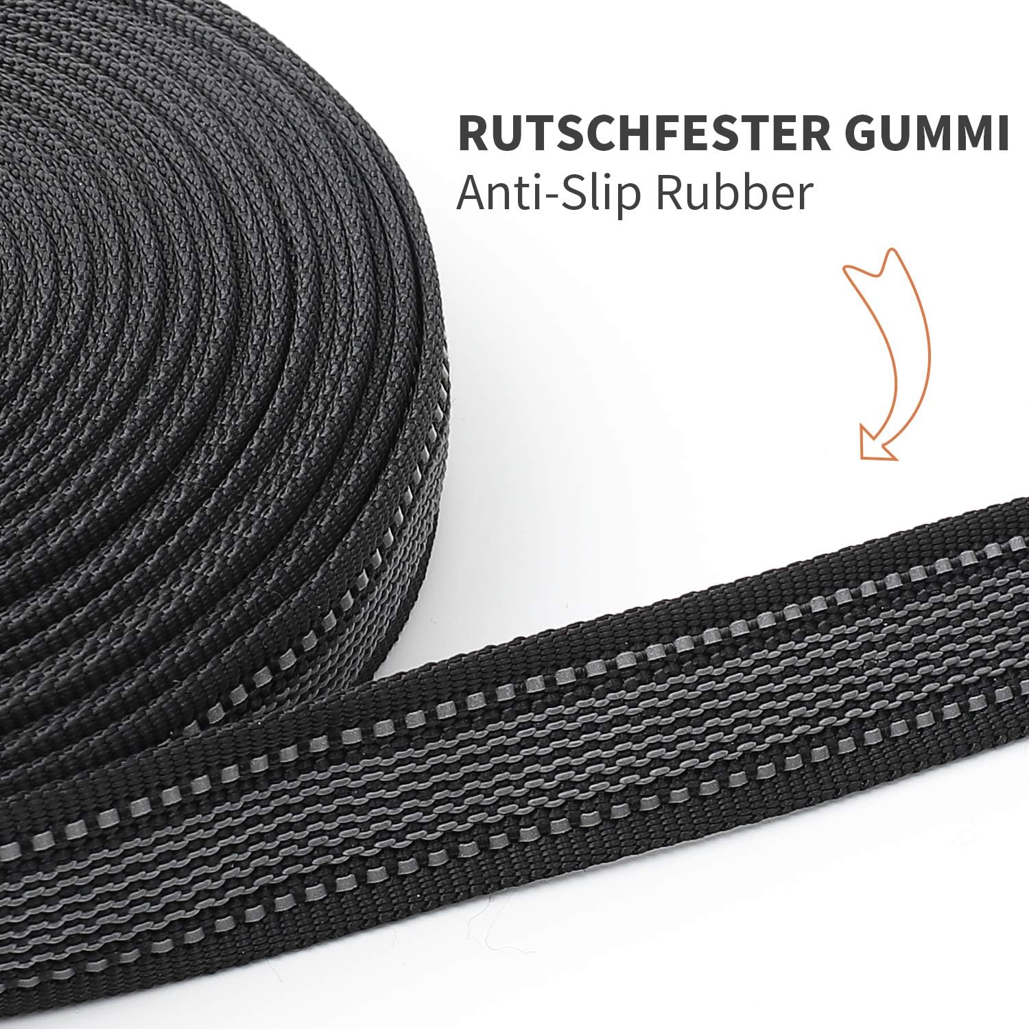Toozey Dog Training Leads with Anti-Slip Rubbers and Reflective Stips - Image 4