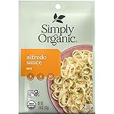 Simply Organic Alfredo Sauce Mix, Certified Organic, Gluten-Free | 1.48 oz | Pack of 4