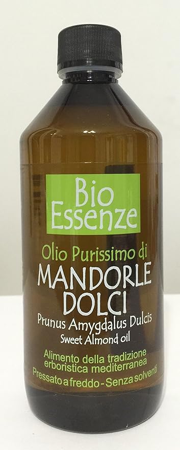 title=BioEssenze Olio Purissimo di Mandorle Dolci 1000ml- per uso Alimentare e Topico