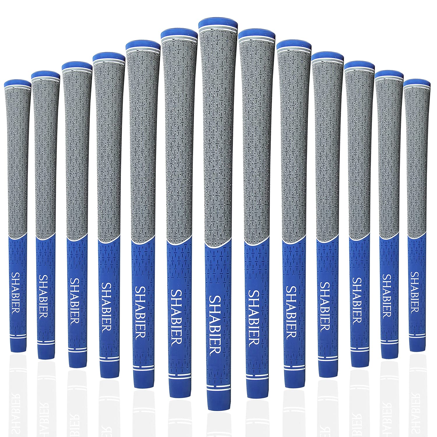 SHABIER Multi Compound Golf Grip Set 13 Pack High Traction Rubber Feedback Grip Set (13 Pack)