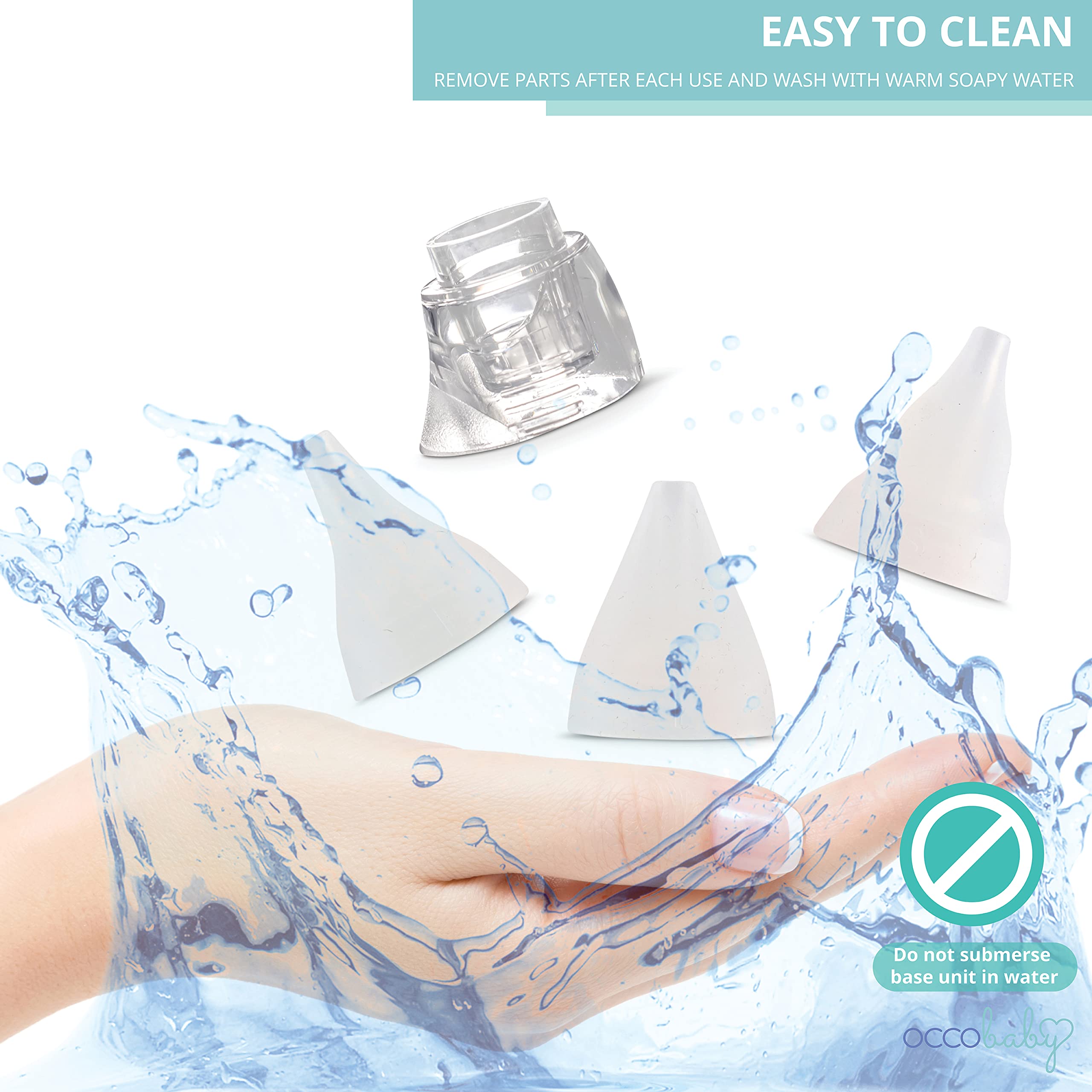 OCCObaby Battery Nasal Aspirator Accessory Kit - OCCObaby Nose Sucker Replacement Kit