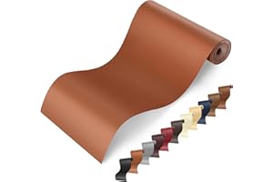 YAFLC Self Adhesive Leather Repair Tape Kit, 4"x 63" Leather Repair Patch for Furniture, Leather Repair Patch for Car seat, Sofas, Couch, Boat Seat Light Brown
