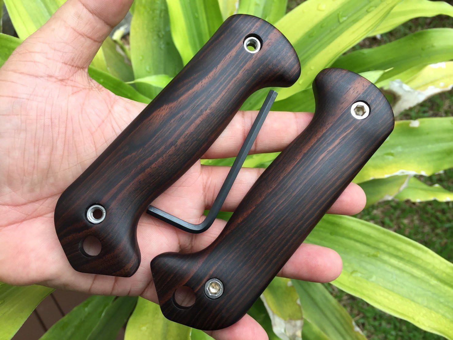 Becker KABAR Custom Exotic Wood Handle Scales for BK212 Knives BK2