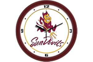 SunTime Arizona State Sun Devils Traditional Wall Clock