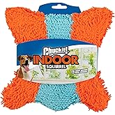 Chuckit! Indoor Fetch Squirrel Toy for Dogs - Interactive Dog Toys for Boredom, Orange and Blue