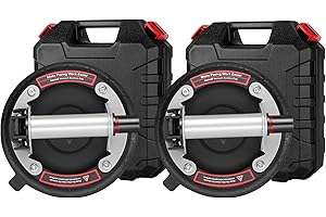 Zautool 8" Glass suction cup with Metal Handle, 2 Pack Glass suction cups with Carrying Case to Lift Large Glass, Heavy Duty Vacuum suction cup Lifter for Granite & Glass, 480 lbs Load Capacity