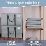VENO 6 Pack Moving Bags Light Blue Matte Extra Large Heavy Duty Totes with Lids view 7