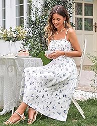 Corset Dress for Women Flowy Floral Garden Party