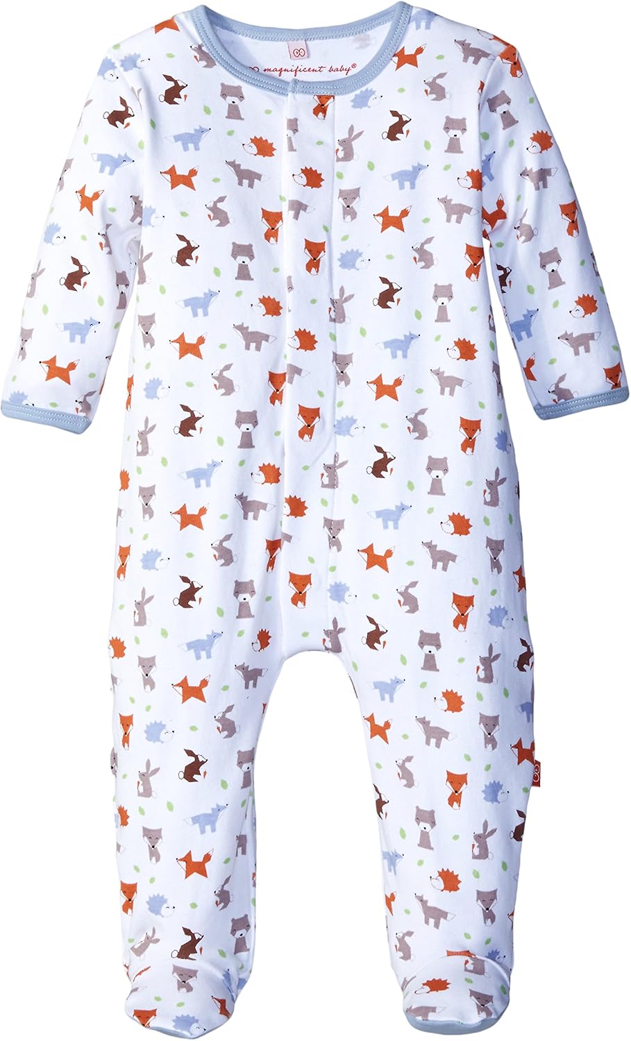 Magnificent Baby Boys and Unisex Magnetic Fastener Cotton Footie Pajamas: Clothing