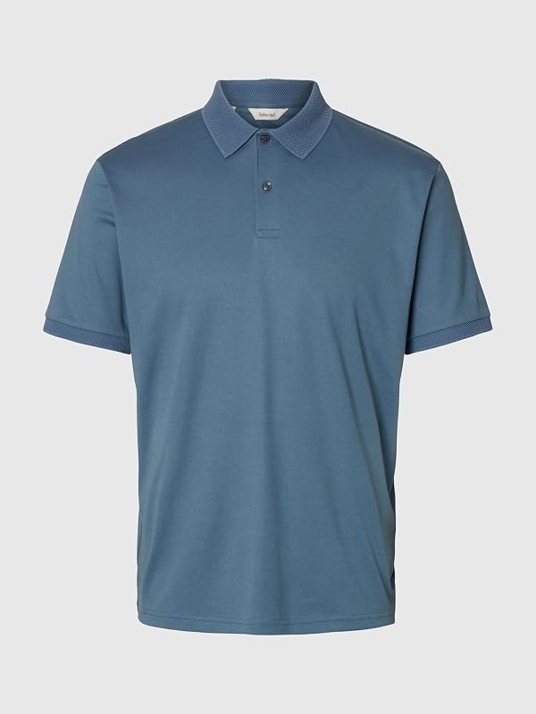 Herren Slhfave Button Ss Polo Noos, Morel, Large — Foto 7 von 8