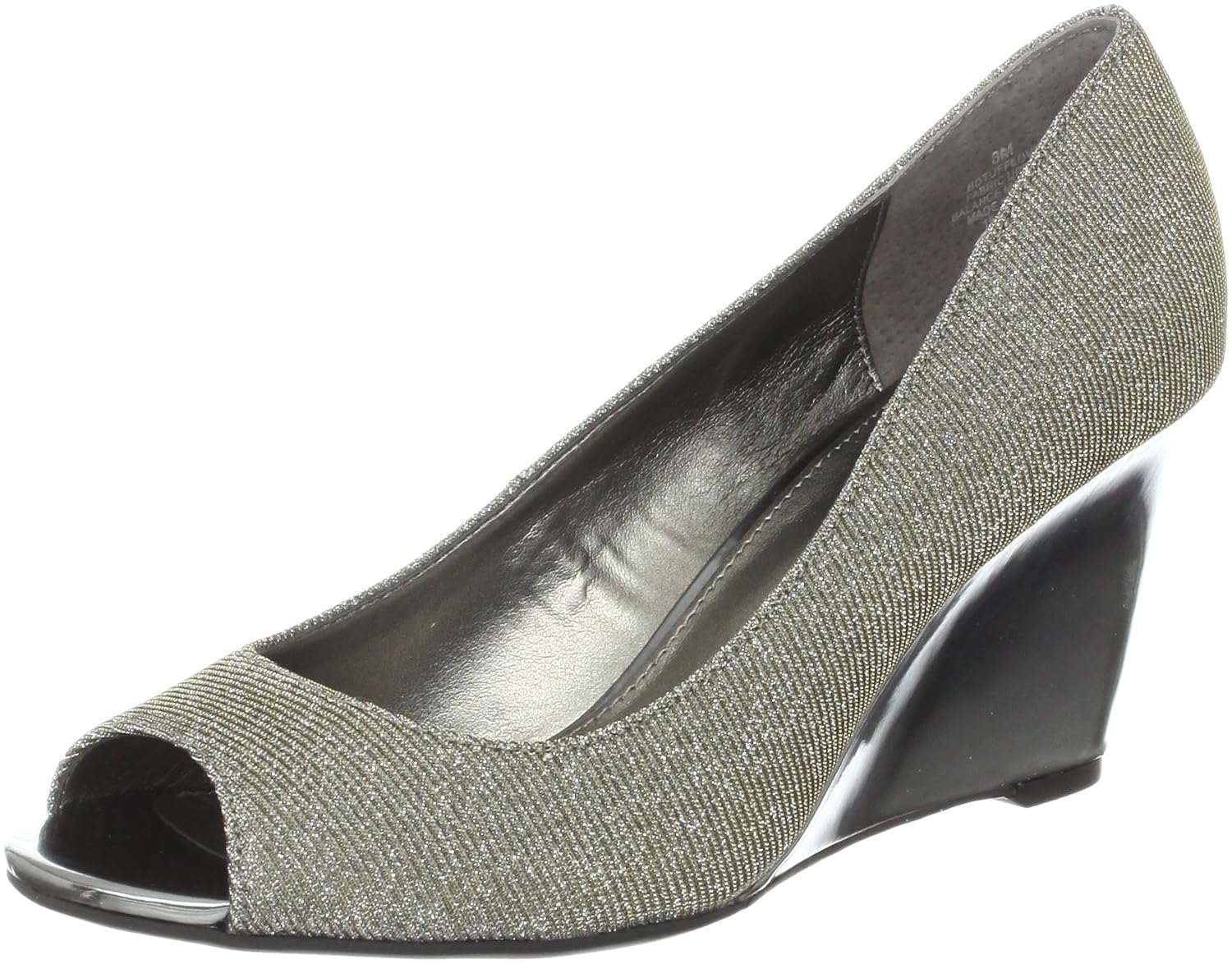 pewter wedge dress shoes