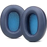 SINOWO Replacement Earpads for Sony WH-XB900N/WH-CH710N/WH-CH720N/WH-RF400/MDR-RF895RK Headphones,Ear Pads Cushions with Noise Isolation Memory Foam,Soft Protein Leather-Blue