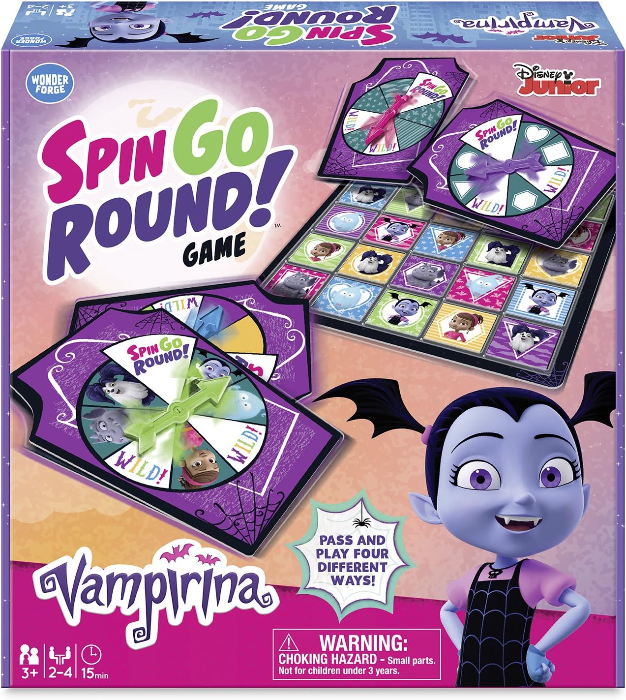 Wonder Forge Disney Junior Vampirina Spin Go Round! Game