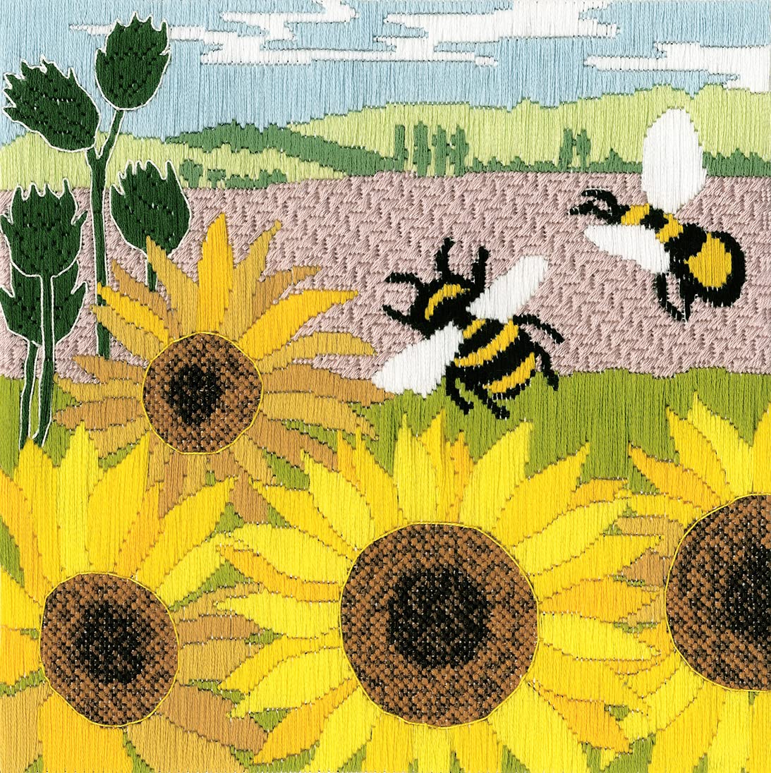 Bothy Threads Silken Long Stitch - Sunflower Fields