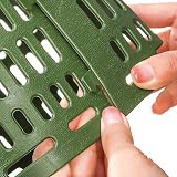 Lawei 16 Pack Tree Trunk Protector Plant Guards with Zip Ties Green view 3