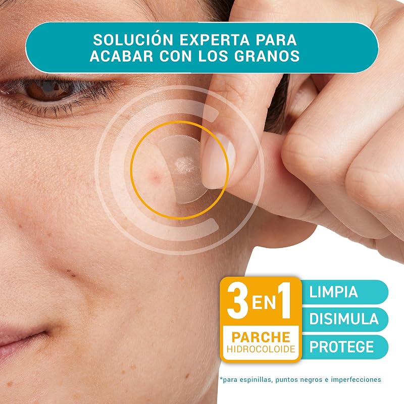 Cerotti anti-brufoli, trattamento acne, uso quotidiano, pulisce, nasconde e protegge, 15 pezzi