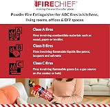 Firechief 1kg Multi Purpose ABC Fire Extinguisher with Bracket view 4