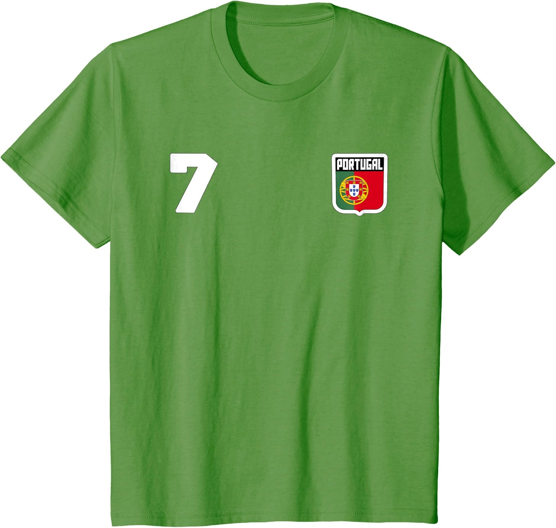 PORTUGAL T-shirt Portuguese Tee Retro Soccer Football Futbol Kids 12 Grass