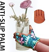 Escort Tools Ladies Leather Gardening Work Gloves Thorn Proof Touch Screen M view 5