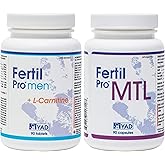 Fertil Pro Male Combo - Natural Health Supplements (3 month supply)