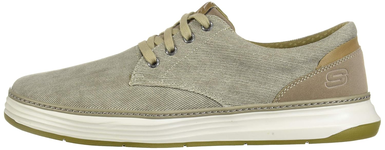 skechers men's moreno canvas oxford