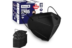 [50 PACK] 5-Ply Disposable Face Mask - Premium Material and Comfortable Fit for Safe and Effective Wear