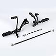 XFMT Motorcycle Black Standard Forward Control Kits W/Footpegs Levers Linkages For Harley Sportster XL883 XL1200 2004-2013