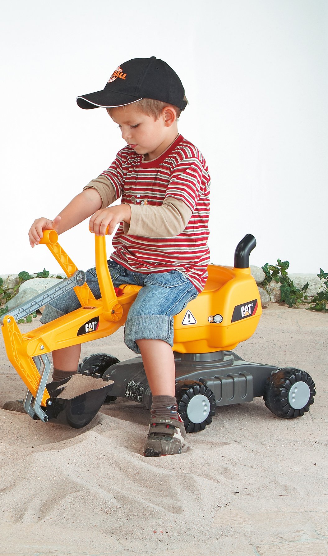 rolly toys CAT Construction RideOn 360Degree Excavator/Shovel Digger