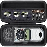 khanka Hard Case for DYMO LetraTag LT-100H / LT-100H Plus Handheld Label Maker - Compact Travel Storage Bag Compatible with DYMO LetraTag LT-100H / LT-100H (Case Only)