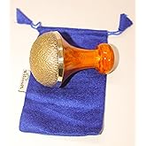 WITSOUL Kansa Bronze Vatki with Handle for Foot Massager, Relaxation and Deep Cleaning Ancient Indian Technique Massager (Natural Brown (Set of 1)