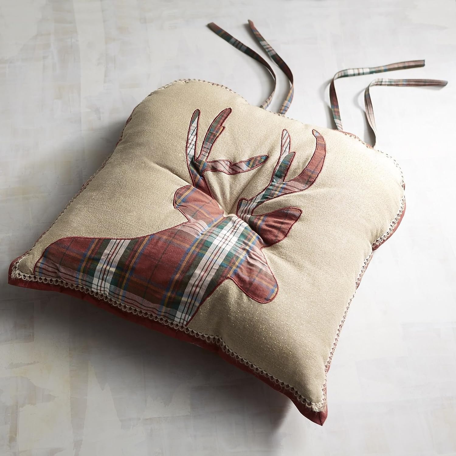 pier 1 black and white plaid chair