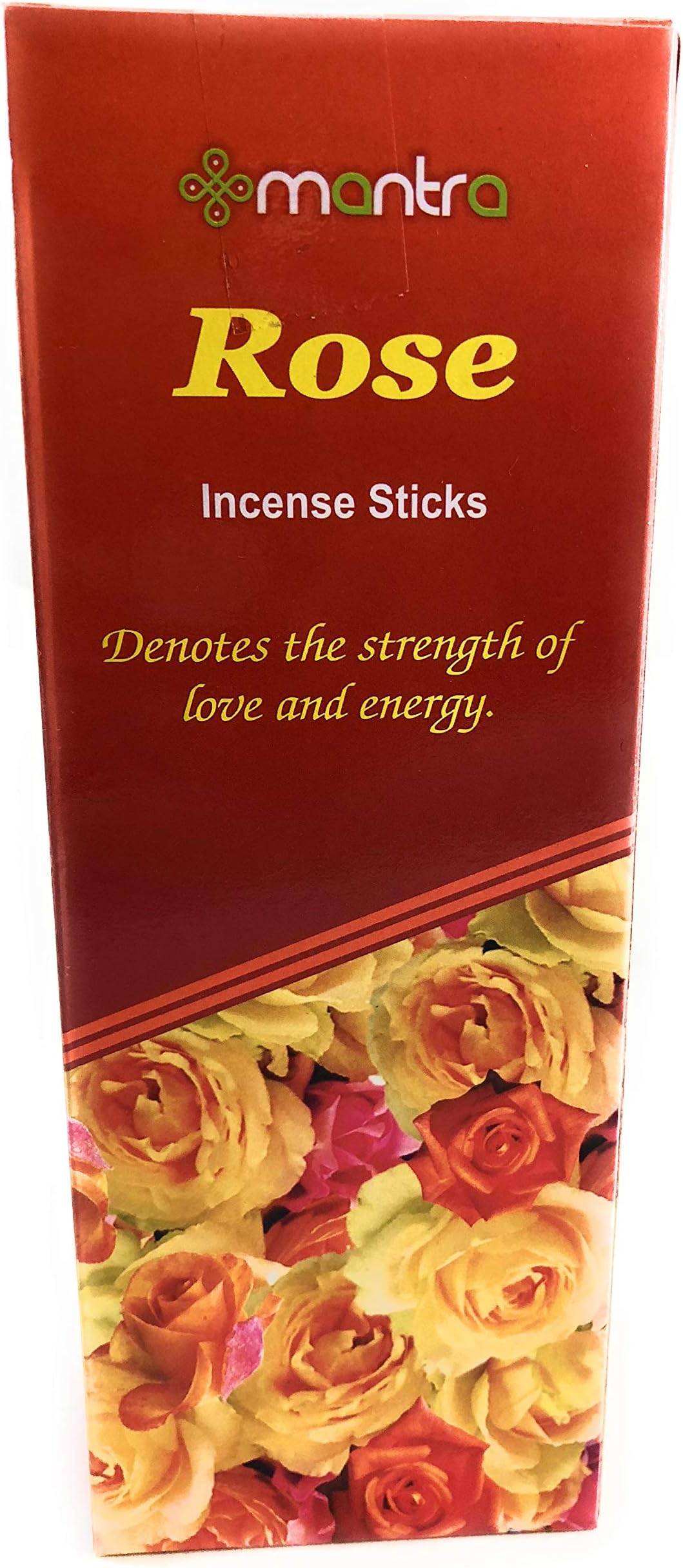 Mantra Premium Rose Incense Sticks Gift Pack 6 Boxes X 20 Sticks, Total 120 Sticks
